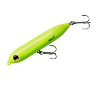 Heddon Super Spook Jr Fishing Lures (Chartreuse, 3 1/2-Inch)