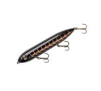 Heddon Super Spook Topwater Fishing Lure for Saltwater and Freshwater, Black Shore Shad, Super Spook (7/8 oz)