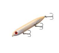 Heddon Super Spook Topwater Fishing Lure for Saltwater and Freshwater, Bone/Silver, Super Spook (7/8 oz)