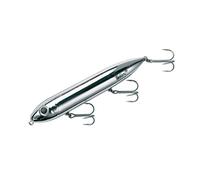 Heddon Super Spook Topwater Fishing Lure for Saltwater and Freshwater, Nickel, Super Spook (7/8 oz)