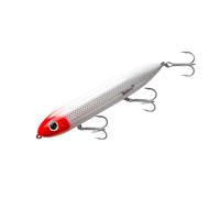 Heddon Super Spook Topwater Fishing Lure for Saltwater and Freshwater, Red Head Holo, Super Spook (7/8 oz)
