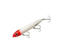 Heddon Super Spook Topwater Fishing Lure for Saltwater and Freshwater, Red Head, Super Spook (7/8 oz)