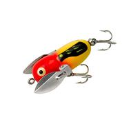 Heddon X0320YRH Tiny Crazy Crawler 1 3/4", 1/4 oz, Yellow Hornet