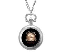 Hedge-hugs Classic Quartz Pocket Watch Vintage Men's Pocketwatch with Chain Christmas Gifts for Father Husband Boyfriend
