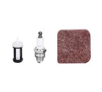 Hedge Trimmer Tune-Up Kit, Air Filter Spark Plug Fuel Filter Set | Compatible with FC55 FS38 FS45 FS46 FS55 HS45 KM55 HL45, Restore Engine Power, Petrol Trimmer Service Kit for Easy Starting,