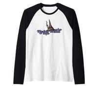 Hedge Witch Illustration Earthy Raglan Baseball Tee