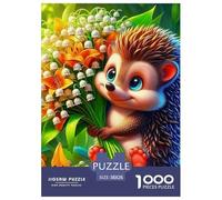 Hedgehog, 1000-piece Jigsaw Puzzle, Absorbing Cognitive Exercise Strengthening Attention Endurance Structured Thinking, Relaxing Individual Entertainment Transforming Quiet Hours Into Achievement, Sui
