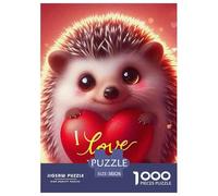 Hedgehog, 1000-piece Jigsaw Puzzle, Absorbing Hands on Pastime Encouraging Patience Perseverance Visual Awareness, Relaxing Hobby Transforming Spare Hours Into Meaningful Enjoyment, Suitable for Ages
