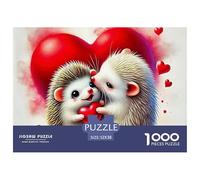 Hedgehog, 1000-piece Jigsaw Puzzle, Engaging Group Based Tabletop Challenge Inspiring Teamwork Participation Mutual Support, Ideal Choice for Family Nights Inclusive Social Play, Suitable for Ages 12+