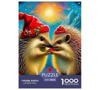 Hedgehog, 1000-piece Jigsaw Puzzle, Engaging Group Based Tabletop Challenge Inspiring Teamwork Participation Mutual Support, Ideal Choice for Family Nights Inclusive Social Play, Suitable for Ages 12+