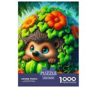 Hedgehog, 1000-piece Jigsaw Puzzle, Engaging Mental Workout Transforming Leisure Time Into Productive Play, Ideal Cooperative Task Strengthening Communication Teamwork Relationships, Suitable for Ages