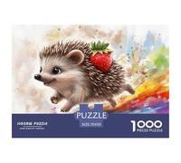 Hedgehog 1000 Piece Jigsaw Puzzle For Adults Family Challenge Toys Stress Relief Puzzle Exercise The Memory of The Brain for The Whole for Women, Gifts for Men 70x50cm/1000pcs