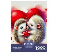Hedgehog, 1000-piece Jigsaw Puzzle, Immersive Solo Challenge Encouraging Deep Focus Discipline Visual Analysis, Rewarding Personal Pastime Delivering Satisfaction Progress Pride, Suitable for Ages 12+
