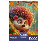 Hedgehog, 1000-piece Jigsaw Puzzle, Stimulating Brain Training Game Encouraging Logical Thinking Patience Observation, Enjoyable Family Competition Bonding Experience during Weekends Holidays, Suitabl