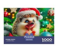 Hedgehog 1000 Piece Jigsaw Puzzles for Adults Educational Challenge Puzzle for Challenging Family Activity Games Colorful for Home Decor Gifts 70x50cm/1000pcs