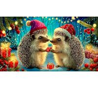 hedgehog 1000 Piece Jigsaw Puzzles for Adults Educational Games Jigsaw Puzzle Home Decoration for Adults and Kids Age 12 Years Uphedgehog75x50cm/1000pcs