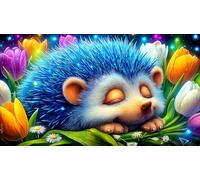 hedgehog 1000 Piece Jigsaw Puzzles for Adults Educational Games Jigsaw Puzzle Home Decors for Adults and Kids Age 12 Years Up 38x52cm/1000pcs