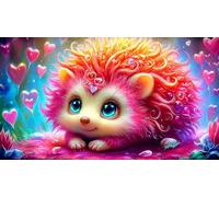 hedgehog 1000 Pieces Jigsaw Puzzles for Adults Challenging Game Jigsaw Puzzle Home Decoration for The Whole for Women, Gifts for Men 75x50cm/1000pcs