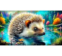 hedgehog 1000 Pieces Jigsaw Puzzles for Adults Educational Games Jigsaw Puzzle Home Decoration for The Whole for Women, Gifts for Men 38x52cm/1000pcs