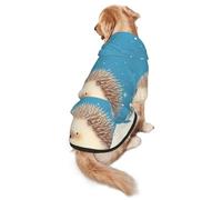 Hedgehog Adorable Dog Hoodie - Soft Polyester Pet Hoodie For Medium And Large Dogs, Seasons