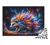 Hedgehog Art Print 70x50cm 1000pcs Jigsaw Puzzle, 1000 Piece