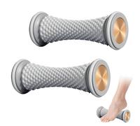Hedgehog Ball for Foot Massage, 2 Pieces Massage Roller Foot Massage Pain Massager Roller for Hand & Foot - Stress Relief & Relaxation - Portable Hedgehog Ball Foot Massage for Heel Spurs, Grey