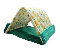 Hedgehog Bed - Triangle Pet Chinchilla House with Soft Interior Small Animal Resting Place for Small Pets Habitat Accessories Category for Enclosure and Living Room