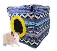 Hedgehog Bed - Warm Guinea Pig Bed House, Small Animal Beds | Colorful Small Nest Hedgehog Hideaway, Cube Cotton Chinchilla Soft Sleeping Nest, Cute Hammock Animal Supplies For Cold Weather