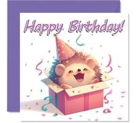 Hedgehog Birthday Cards, Animal Gifts