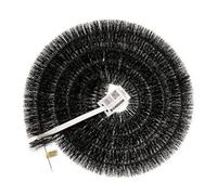 Hedgehog Black Gutter Brush 100mm x 4m