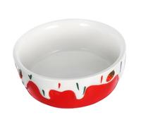 Hedgehog Bowl Ceramic Animal Food Dish Cute Design for Hamsters Guinea Pigs Rabbits and Chinchillas Easy to Clean and Sturdy Feeding for Your Pets