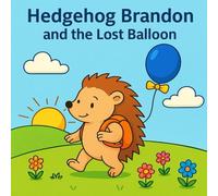 Hedgehog Brandon and the Lost Balloon: Coloring Book for Adults and Kids, Bold and Easy, Simple