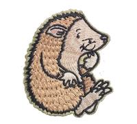 Pawprint Family | Hedgehog Character Sew on Patch | Percy The Park Keeper Official Merchandise