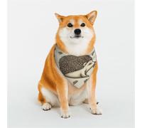 Hedgehog Dog Bandanas Large Adjustable Dog Scarf Triangle Bibs Double Reversible Kerchief Scarf Washable Daily Handkerchief for Medium Large Dog Puppy Cat Gift