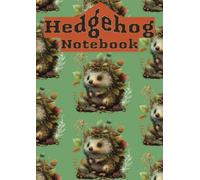Hedgehog Dot-Grid Notebook: A4 Large Paperback with Cute Hedgehogs. Ideal Note Book For School, Creative Work, Drawing, Sketching, Women, Kids or ... 21x29.7cm (8.27x11.69in) 107 Dot Grid Pages