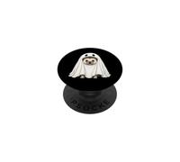 Hedgehog Dressed As A Ghost Halloween PopSockets Adhesive PopGrip