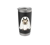 Hedgehog Dressed As A Ghost Halloween Stainless Steel Insulated Tumbler