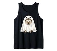 Hedgehog Dressed As A Ghost Halloween Tank Top