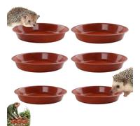 Hedgehog Feeding Station, Hedgehog Bowl and Hedgehogs House Set of 6, Cat Proof Design with Heavy Base, Outdoor Feeding Solution for Garden Wildlife