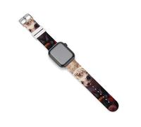 Hedgehog Garden Watch Bands Replacement Silicone Straps Sport Wristbands Compatible for Apple Watch 42mm/44mm