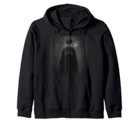 Hedgehog Grim Reaper Cloak Scary Horror Heart Halloween Zip Hoodie
