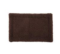 Hedgehog Guinea Pig Bed Mat, Plush Rectangular Cushion Hamster House Nest Warm Pet Supplies Soft Comfortable Sleeping Pad, Small Animals Pink Dark Brown 31x20cm (Dark Brown)
