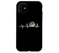 Hedgehog Heartbeat EKG Pulse Line Accessories Hedgehogs Case for iPhone 11
