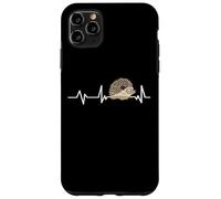 Hedgehog Heartbeat EKG Pulse Line Accessories Hedgehogs Case for iPhone 11 Pro Max