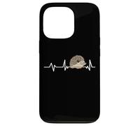 Hedgehog Heartbeat EKG Pulse Line Accessories Hedgehogs Case for iPhone 13 Pro