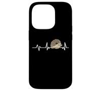Hedgehog Heartbeat EKG Pulse Line Accessories Hedgehogs Case for iPhone 14 Pro