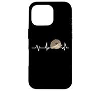 Hedgehog Heartbeat EKG Pulse Line Accessories Hedgehogs Case for iPhone 16 Pro