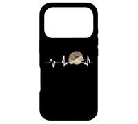 Hedgehog Heartbeat EKG Pulse Line Accessories Hedgehogs Case for iPhone 17 Pro