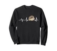 Hedgehog Heartbeat EKG Pulse Line Accessories Hedgehogs Sweatshirt