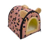 Hedgehog Hideaway Bed - Hedgehog Nest, Soft Plush Hide | Versatile Winter Non-Slip Hedgehog Bed, Comfortable Bunny Hide, All-in-onee Ferret Sanctuary for Hamsters, Bunnies, Ferrets